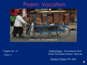 Poem - DE Haryana