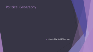 Political Geography powerpoint
