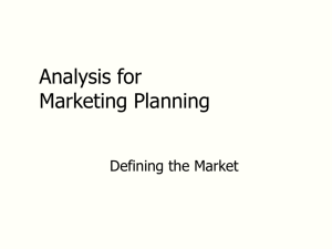 Marketing Opportunity Analysis