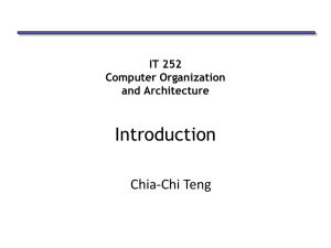 IT 251 Computer Organization and Architecture