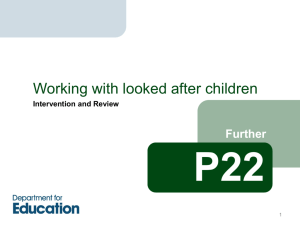 P22: working with looked after children