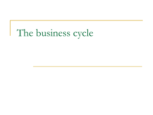 The business cycle and describing graphs