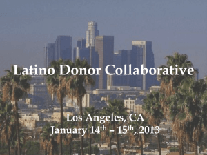 Sol Trujillo Presentation - Latino Donor Collaborative