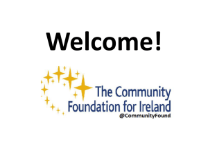 Caring Communities - The Community Foundation for Ireland