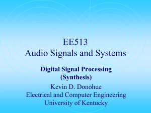 Digital Representation of Audio Information