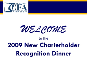 2009.1028 Charterholder Dinner