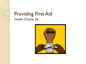 Providing First Aid