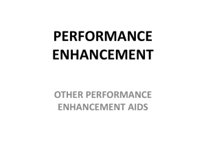 Other Performance Enhancement Aids