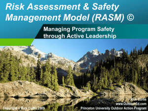 Risk Assessment & Safety Management (RASM)