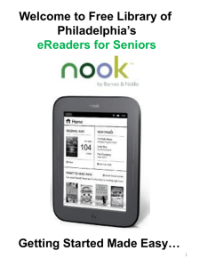 Getting to Know Your Nook