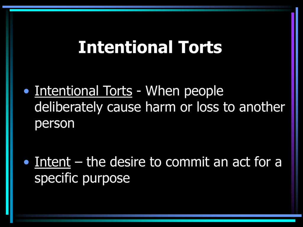 i-intentional-torts