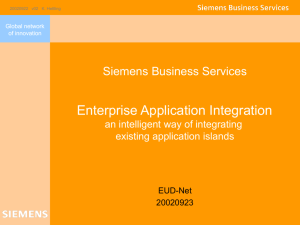 Enterprise Application Integation, an intelligent way to integrate
