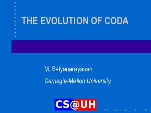 Coda Evolution