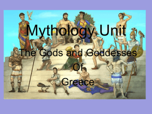 Olympian Gods and Goddesses