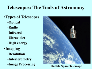 Chapter 5 Telescopes: The Tools of Astronomy
