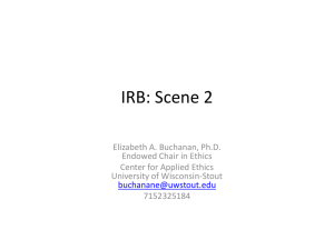 Exempt vs. Expedited, Exemption Categories, Educational Research