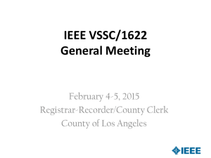 VSSC - IEEE-SA - Working Group