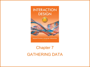 chapter7 - Interaction Design