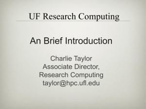 UF Research Computing Center
