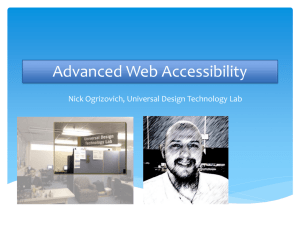 advanced web accessibility