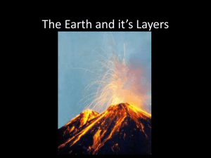 The Earth and it's Layers