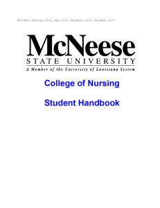 Nursing - McNeese State University