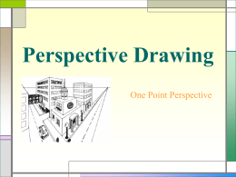 One Point Perspective Vocabulary Quiz