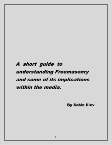A short guide to understanding Freemasonry and
