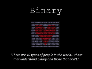 Binary Powerpoint
