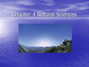 Chapter 4 Natural Sciences