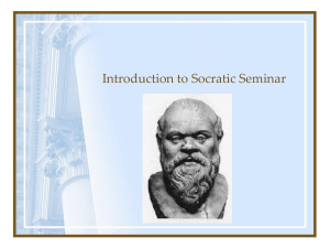 Introduction to Socratic Seminar