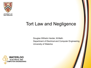 Tort - Electrical and Computer Engineering
