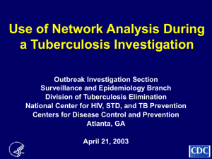 Extensive M. tuberculosis transmission associated