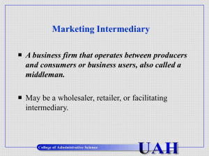Marketing Intermediary