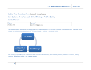 LAC Reassessment Report