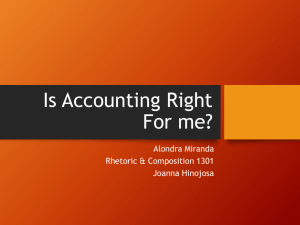 Is Accounting Right For me?