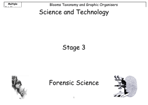 forensic science - Rous Public School