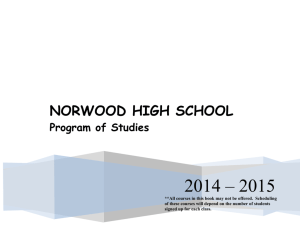 Course Title - Norwood City Schools