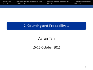 Counting and Probability (Part 1)