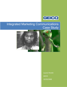 Integrated Marketing Communications Case Study