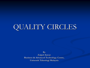 What is a Quality Circle?
