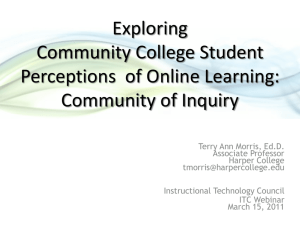 How do community college students in an online - mstate