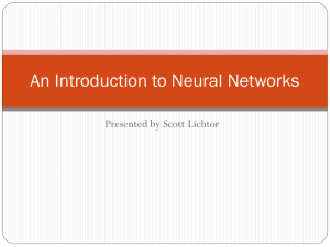 An Introduction to Neural Networks