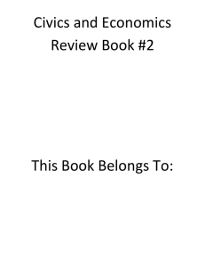 Civics and Economics Review Book #2