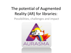 The potential of Augmented Reality (AR) for libraries