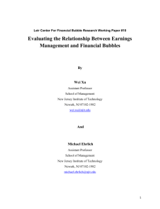 Evaluating the Relationship Between Earnings Management and