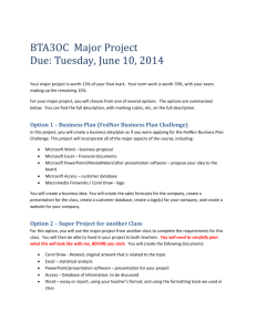 BTAOC Major Project