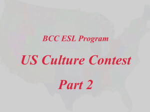 U.S. Culture Contest (Part2, )