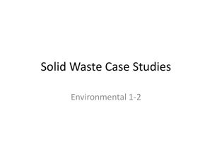 Solid Waste Case Studies