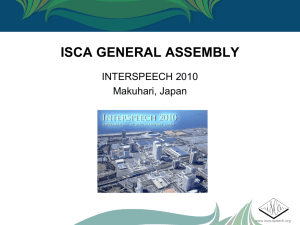 2010 General Assembly (ppt document) - ISCA